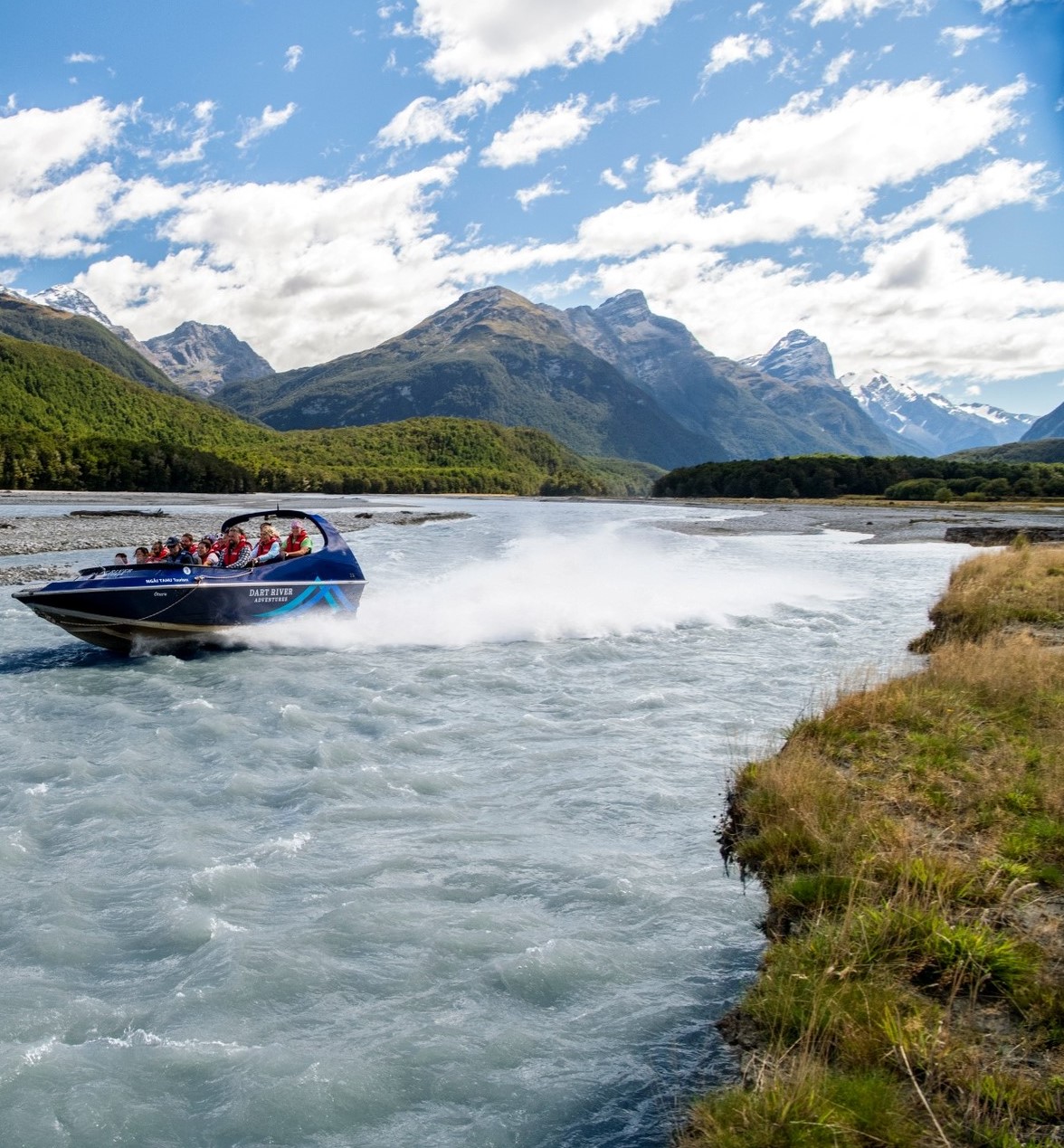 Jet boatting at Glenorchy